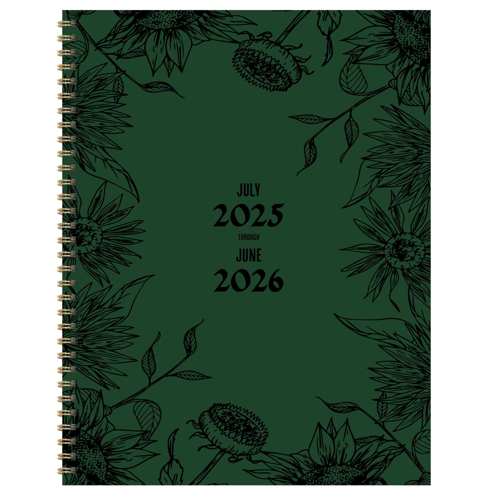 TF Publishing 2025-2026 Garden of Green Large Weekly/Monthly Planner